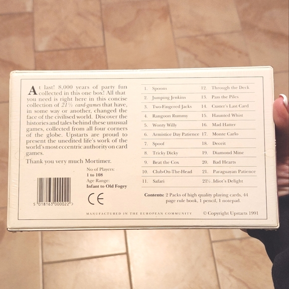 Monocled Mortimer's Party Pack of Card Games - Picture 2 of 4